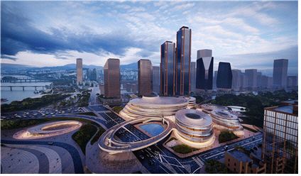 제2세종문화회관(가칭) 디자인 공모에 당선된 범건축종합건축사사무소 작품 조감도. 서울시 제공.